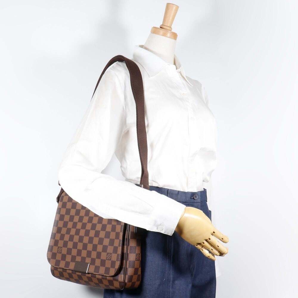 LOUIS VUITTON Brown Damier Canvas Shoulder Bag - Picture 15 of 16
